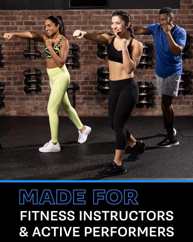 Alt view image 3 of 6 - Airline Xd Fitness Headset USB Digital Wireless System | Includes Ahd Qe Headset Transmitter Plus RXD2 USB Stick Receiver, 2.4 Ghz Digital Wireless for Fitness Instructors