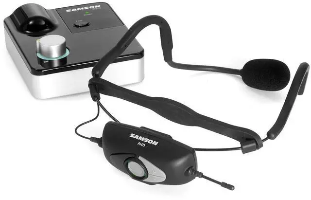Main image of Airline Xdm Fitness Headset Wireless Microphone System | 2.4 Ghz Wireless, Ahd Headset with Integrated Transmitter, RXD1M Receiver, 1/4\, 3.5mm, ~100' Range, 6-Hr Battery