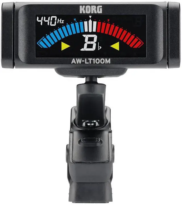 Main image of AW-LT100M Clip-on Tuner for Orchestral Instruments w/ 100-Hour Battery Life and Color LCD Display