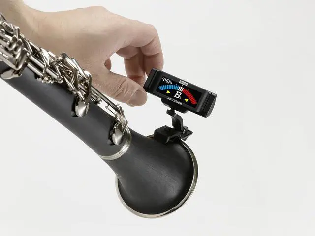 Alt view image 6 of 7 - AW-LT100M Clip-on Tuner for Orchestral Instruments w/ 100-Hour Battery Life and Color LCD Display