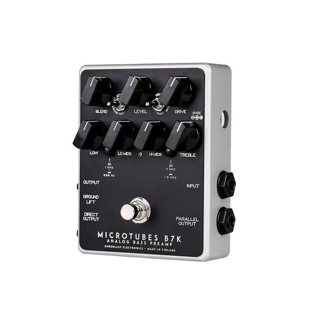Alt view image 3 of 3 - Darkglass Microtubes B7K V2 Bass Preamp Pedal for Electric Bass | Analog Bass Preamp and Overdrive, 4-Band Eq with Switchable Mid Freqs, Blend and Drive and Level