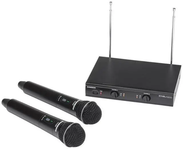 Main image of Stage 200 Dual Channel Handheld VHF Wireless System (Group D)