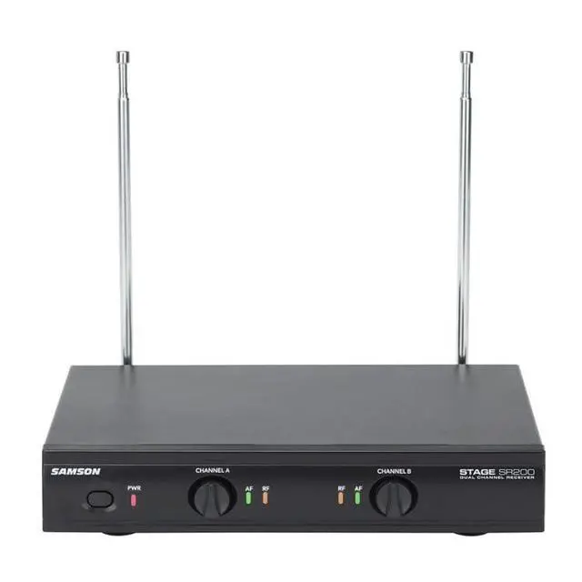 Alt view image 2 of 5 - Stage 200 Dual Channel Handheld VHF Wireless System (Group D)