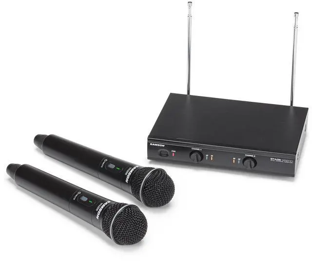 Main image of Stage 200 Dual Handheld Dynamic Wireless Microphone System (Group C)