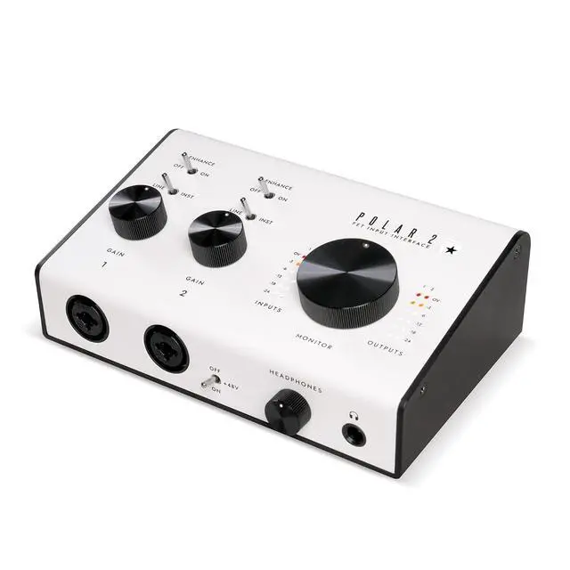 Alt view image 2 of 5 - Polar 2-2 Channels 2-in/4-out USB-C Guitar Audio Interface
