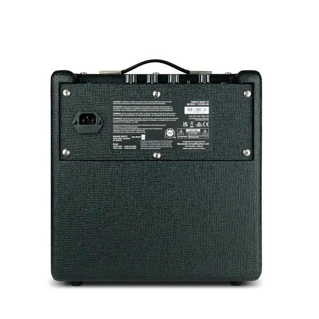 Alt view image 5 of 5 - Debut Bass 15 15-watt Combo Bass Amplifier with 2 Channels, 3-Band EQ Control, and Line in