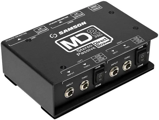 Main image of MD2 Pro Stereo Passive Direct Box, Shielded Transformer