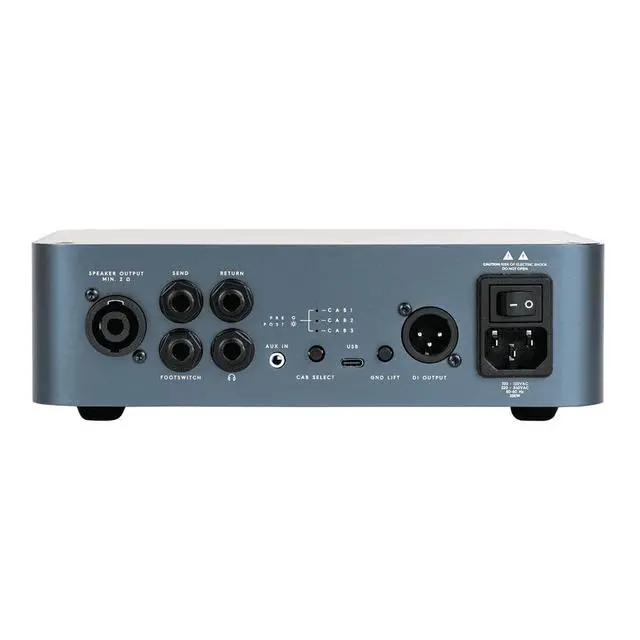 Alt view image 3 of 4 - Darkglass AO500 Alpha Omega 500W Bass Head, 6 Band Eq | 500W Class-D Bass Head, Alpha and Omega Drive Engines, 6-Band Graphic Eq, Xlr Di with 3 Irs, USB, Headphone and Aux