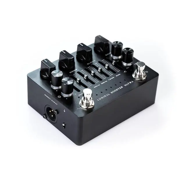 Alt view image 2 of 7 - Darkglass Luminal Booster Ultra Bass Preamp Pedal w/ 6-band EQ, Gain Reduction Meter, Headphone Out, and Aux In