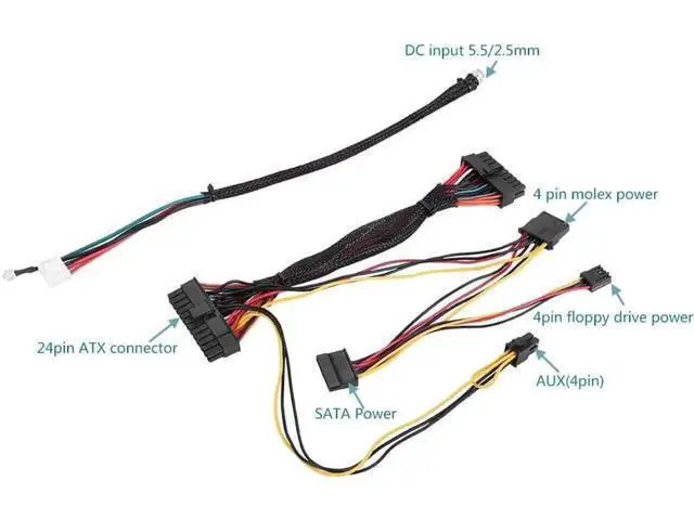 Alt view image 3 of 7 - Aatraay Power SFX Power Supply 16×9×4 Ld - 200W 19V Dc Input Pin Power Module Dc - ATX Power Supply Dc 24Pin ATX to 12V Aux for Computer