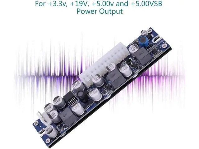 Alt view image 6 of 7 - Aatraay Power SFX Power Supply 16×9×4 Ld - 200W 19V Dc Input Pin Power Module Dc - ATX Power Supply Dc 24Pin ATX to 12V Aux for Computer