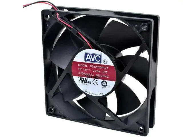 Alt view image 4 of 4 - DS12025R12E 12cm 120mm fan 120x120x25mm DC12V 0.20A Cooling fan for power supply