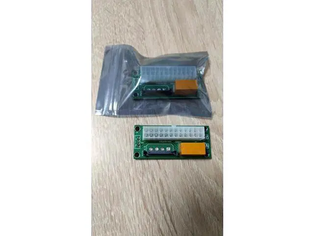 Alt view image 3 of 5 - Synchronous Power Board Dual PSU Multiple Power Supply Adapter Add2psu with SATA ATX 24pin Connector to 4 Pin Connector 2 Pcs