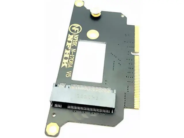 Alt view image 5 of 5 - NVME Adapter for Macbook NVMe PCI Express PCIE to M.2 SSD Adapter Card N-1708A for Macbook Pro Retina 13" 2016 2017