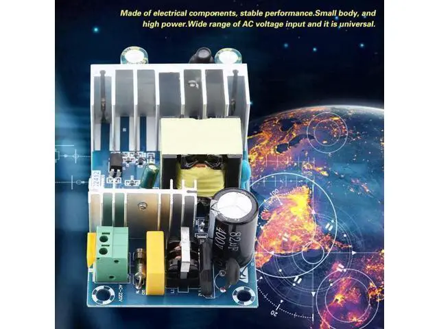 Alt view image 4 of 7 - AC/DC 110/220V Power Supply 6a DIY Module 50HZ/60HZ to DC 24V Switching High Power Board 100W Isolation Switching Power Supply Module