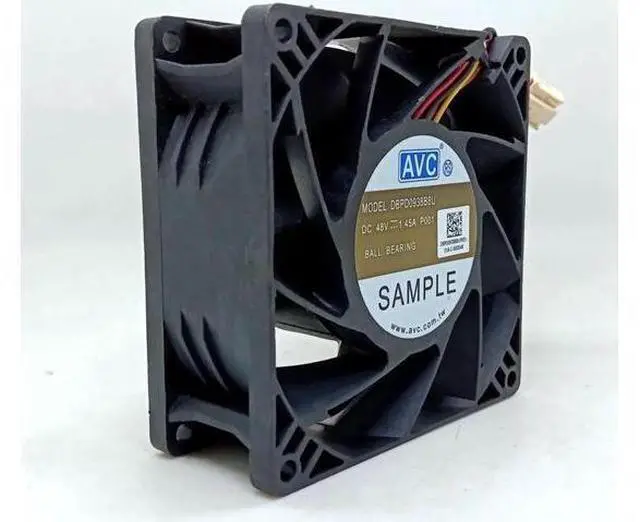 Main image of DC 48V cooling fan 92mm 90mm 9038 9cm Dual ball Bearing large air fan For AVC DBP0938B8Ucomputer server fan
