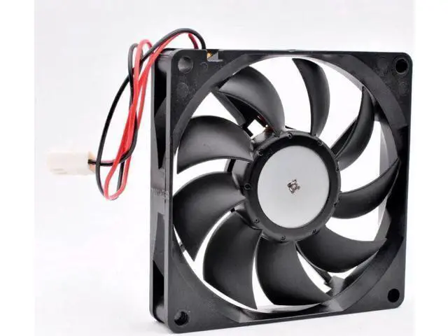 Alt view image 2 of 4 - 3106KL-04W-B70 8cm 80mm fan 80x80x15mm DC12V 0.34A 4200rpm 2 wires 2pin double ball bearings large air volume cooling fan