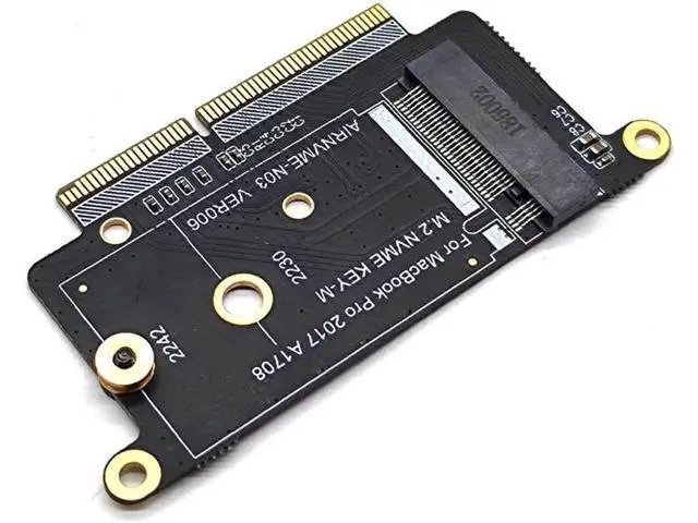 Alt view image 2 of 5 - A1708 SSD Adapter NVMe PCI Express PCIE to NGFF M2 SSD Adapter Card M.2 SSD for Apple Macbook Pro Retina 13" A1708 2016 2017