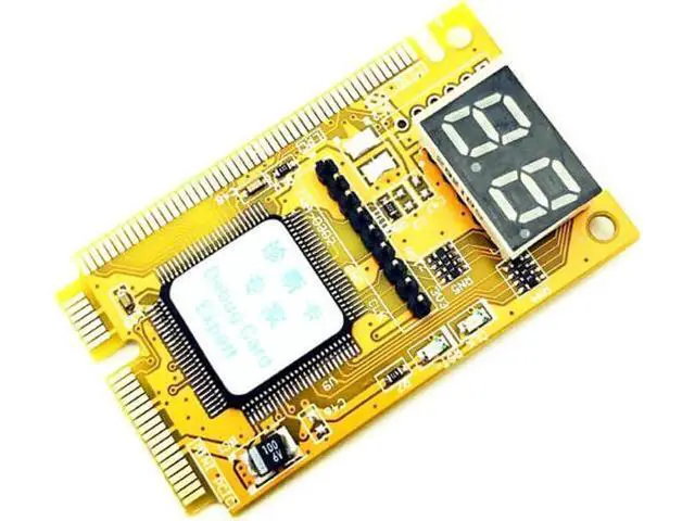 Alt view image 2 of 6 - PCI-E LPC PC Analyzer Tester POST Card Test Plastic/Metal High Stability For Notebook Laptop Express Card Hexadecim Post Card