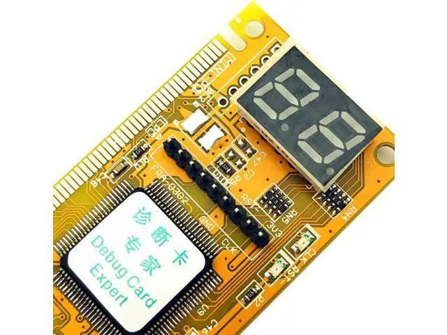 Alt view image 3 of 6 - PCI-E LPC PC Analyzer Tester POST Card Test Plastic/Metal High Stability For Notebook Laptop Express Card Hexadecim Post Card