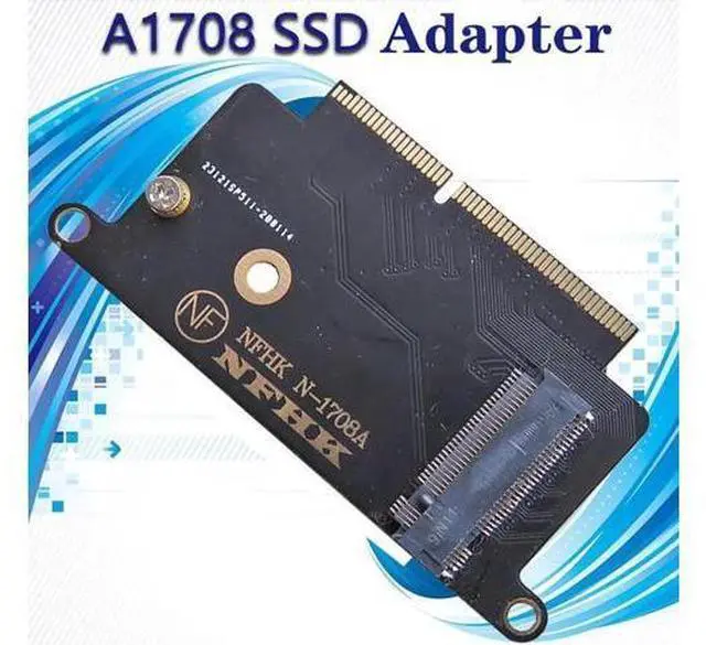Main image of NVME SSD Adapter for Apple Macbook A1708 Laptop NVMe PCIe M2 NGFF SSD to 2016 2017 Macbook Pro A1708 SSD Adapter Riser Card