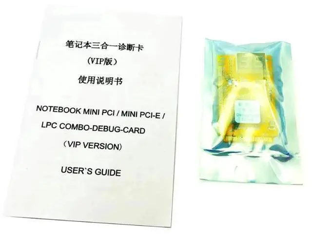 Alt view image 5 of 6 - PCI-E LPC PC Analyzer Tester POST Card Test Plastic/Metal High Stability For Notebook Laptop Express Card Hexadecim Post Card