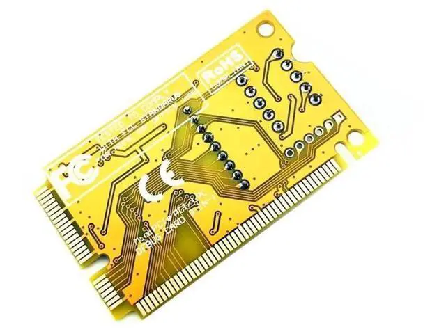 Alt view image 4 of 6 - PCI-E LPC PC Analyzer Tester POST Card Test Plastic/Metal High Stability For Notebook Laptop Express Card Hexadecim Post Card