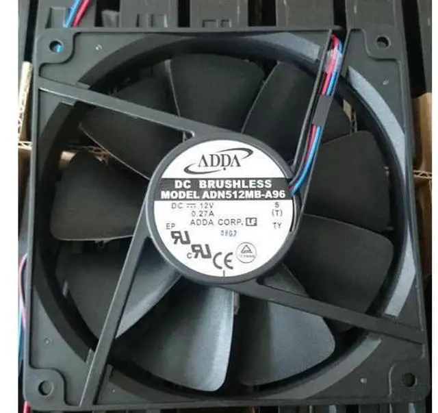 Main image of 135mm fan ADDA 13525 adn512mb-a96 135 * 135 * 25MM 12V 0.27A double ball cooling fan