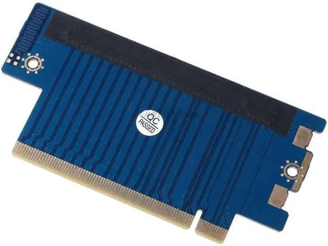 Alt view image 3 of 5 - Express 16X Riser e Graphics Card -E Steering Card 90 Degrees Right Angle Riser Adapter for 1U 2U Host 4/6cm Width