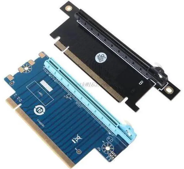 Main image of Express 16X Riser e Graphics Card -E Steering Card 90 Degrees Right Angle Riser Adapter for 1U 2U Host 4/6cm Width