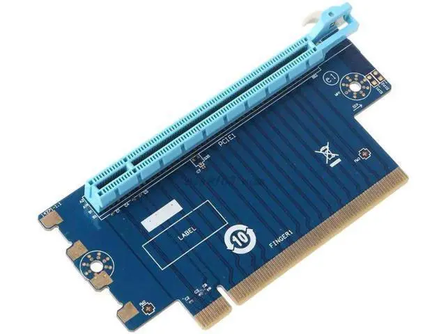 Alt view image 4 of 5 - Express 16X Riser e Graphics Card -E Steering Card 90 Degrees Right Angle Riser Adapter for 1U 2U Host 4/6cm Width