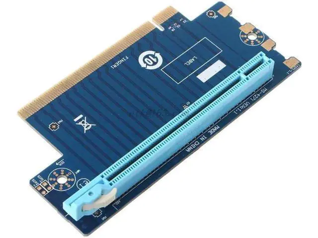 Alt view image 5 of 5 - Express 16X Riser e Graphics Card -E Steering Card 90 Degrees Right Angle Riser Adapter for 1U 2U Host 4/6cm Width