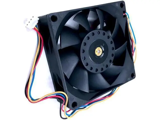 Alt view image 3 of 6 - 80mm PWM Cooling Fan 8cm FFB0812EH 80*80*25mm 12V 0.80A 6200RPM High Speed CFM Cooler 12V Dual Ball Bearing Fan,for Delta