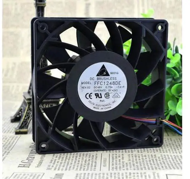 Main image of For 12038 12CM large air volume fan 48V 0.75A FFC1248DE a lot of spot cooling fan