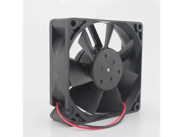 Alt view image 3 of 4 - 80mm fan D08A-24TS2 8025 24V 0.23A 8CM two line drive cooling fan 80*80*25mm