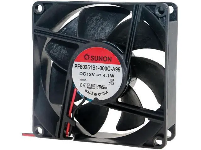 Alt view image 3 of 4 - PF80251B1-000C-A99 8025 8cm 80mm fan DC 12V 4.1W Double ball bearing large air volume cooling fan