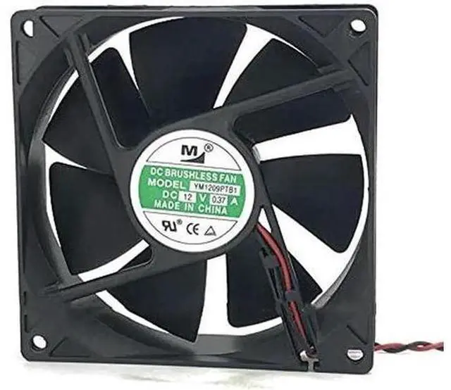 Main image of for One League YM1209PTB1 12V 0.37A 9025 8025 2-Wire Power Supply Chassis Cooling Fan