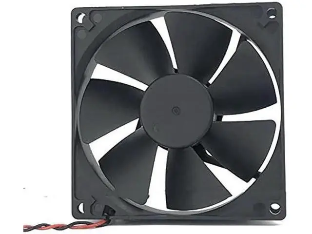 Alt view image 3 of 3 - for One League YM1209PTB1 12V 0.37A 9025 8025 2-Wire Power Supply Chassis Cooling Fan