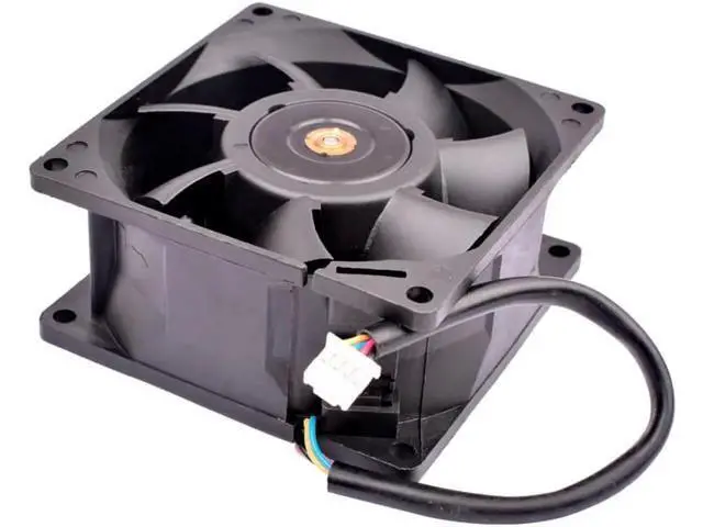 Alt view image 4 of 4 - FFB0812HHE 8cm 8038 80mm fan 80x80x38mm DC12V 0.30A server low speed mute cooling fan