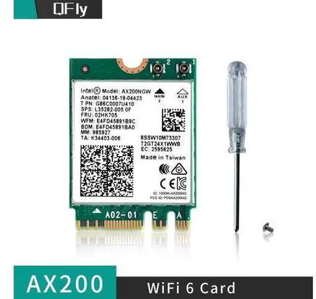 Main image of Wireless Network Card NGFF 2.4Ghz / 5Ghz Dual Band BCM94352Z Wireless Network Card(#3)