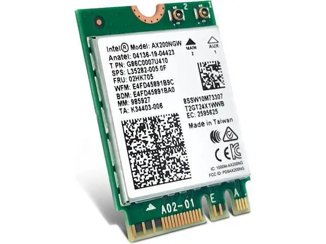 Alt view image 7 of 7 - Wireless Network Card NGFF 2.4Ghz / 5Ghz Dual Band BCM94352Z Wireless Network Card(#3)