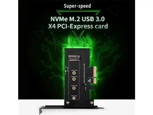 Alt view image 2 of 5 - PCIe Adapter M2 NGFF SSD NVME M Key SATA-based B Key to PCI-e 3.0 X4 X8 X16 2230-2280 size ssd Controller Converter Card