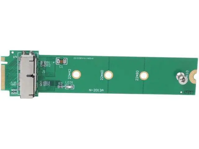 Alt view image 2 of 5 - For MacBook Air Pro 12+16 Pins SSD to M.2 Key M (NGFF) PCI-e Adapter Converter Card for PC Computer Accessories LX9B