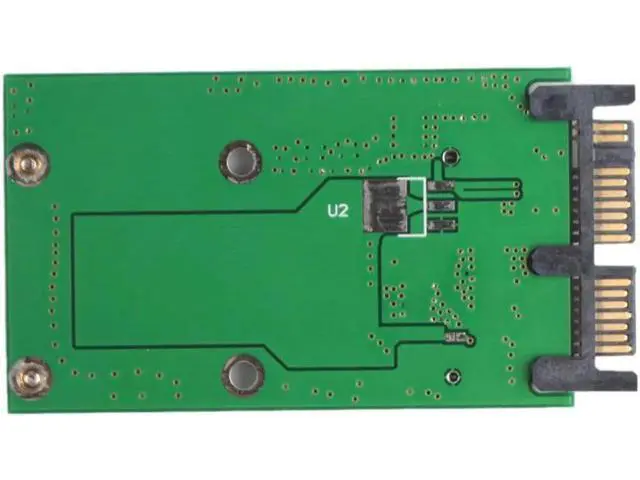 Alt view image 3 of 5 - Mini PCIe PCI-e mSATA 3x5cm SSD to 1.8" Micro SATA Adapter converter card PCI-e 52 Pin Connector