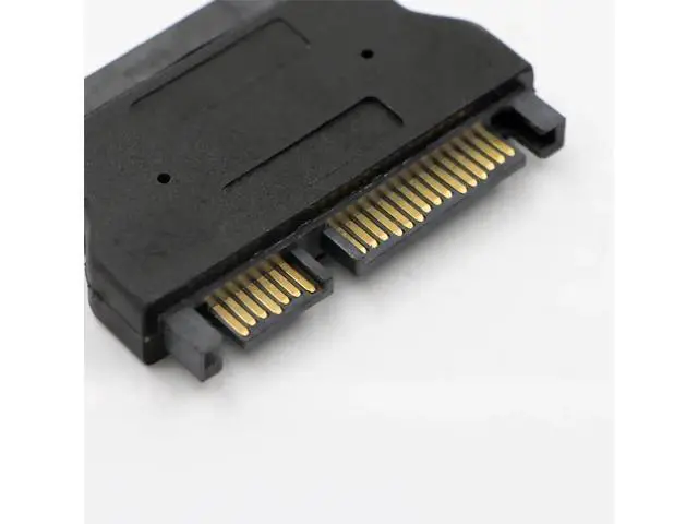Alt view image 5 of 6 - SATA 22 pin Female to 1.8" IN Micro SATA 16 pin Male 3.3V Adapter convertor for Hard Disk Drive SSD