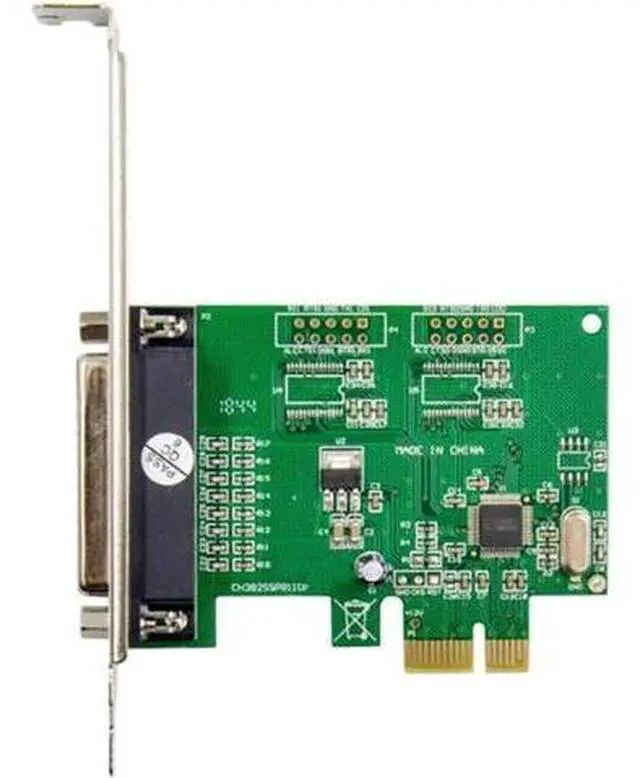 Main image of 1 Port Parallel PCIe X1 Card PCI Express to DB25 LPT Printer Expansion Adapter Card Support SPP / PS2 / EPP/ECP Modes