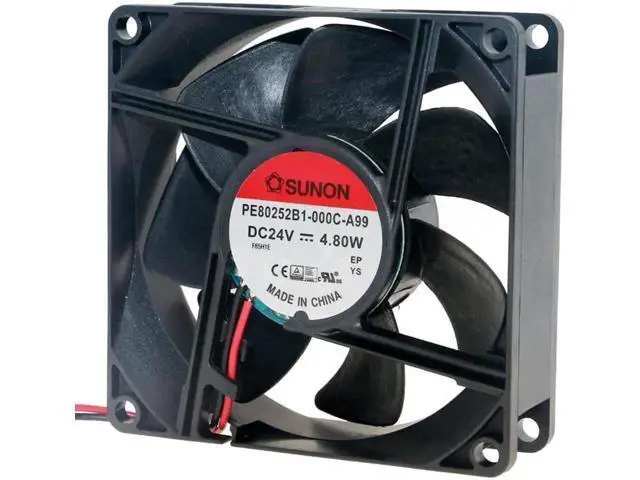 Alt view image 3 of 4 - PE80252B1-000C-A99 8025 8cm 80mm fan DC 24V 4.80W Large air volume inverter cooling fan