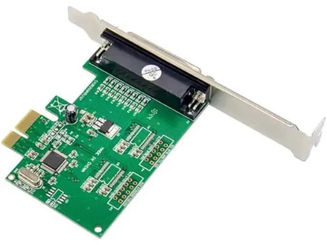 Alt view image 2 of 5 - 1 Port Parallel PCIe X1 Card PCI Express to DB25 LPT Printer Expansion Adapter Card Support SPP / PS2 / EPP/ECP Modes