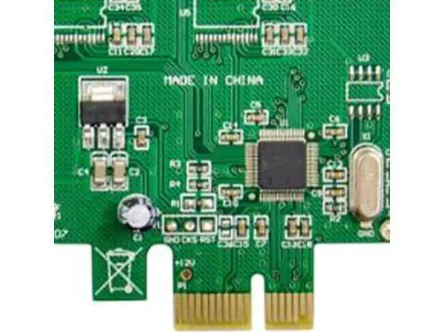 Alt view image 4 of 5 - 1 Port Parallel PCIe X1 Card PCI Express to DB25 LPT Printer Expansion Adapter Card Support SPP / PS2 / EPP/ECP Modes