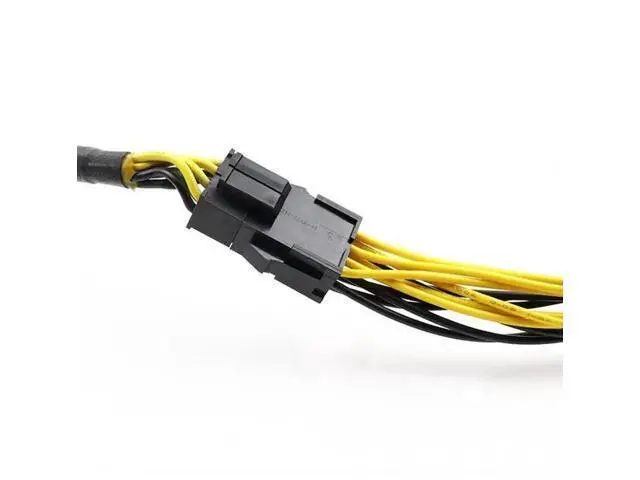 Alt view image 2 of 6 - CPU 8P Female to 2 Port Dual 8pin 6P+2P Male GPU Graphics Video Card Power Supply Riser Mining Cord Cabo
